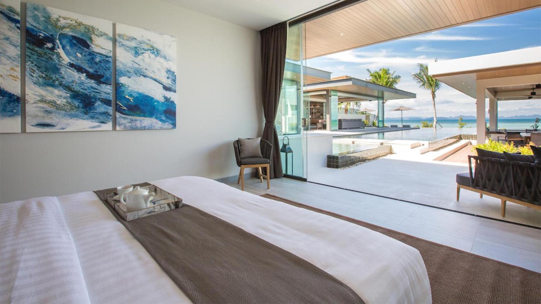 Exclusive Sea Renity A Beachfront Villa Retreat Sleeps 12 Adults And 6 Kids Laem Sor Exterior foto