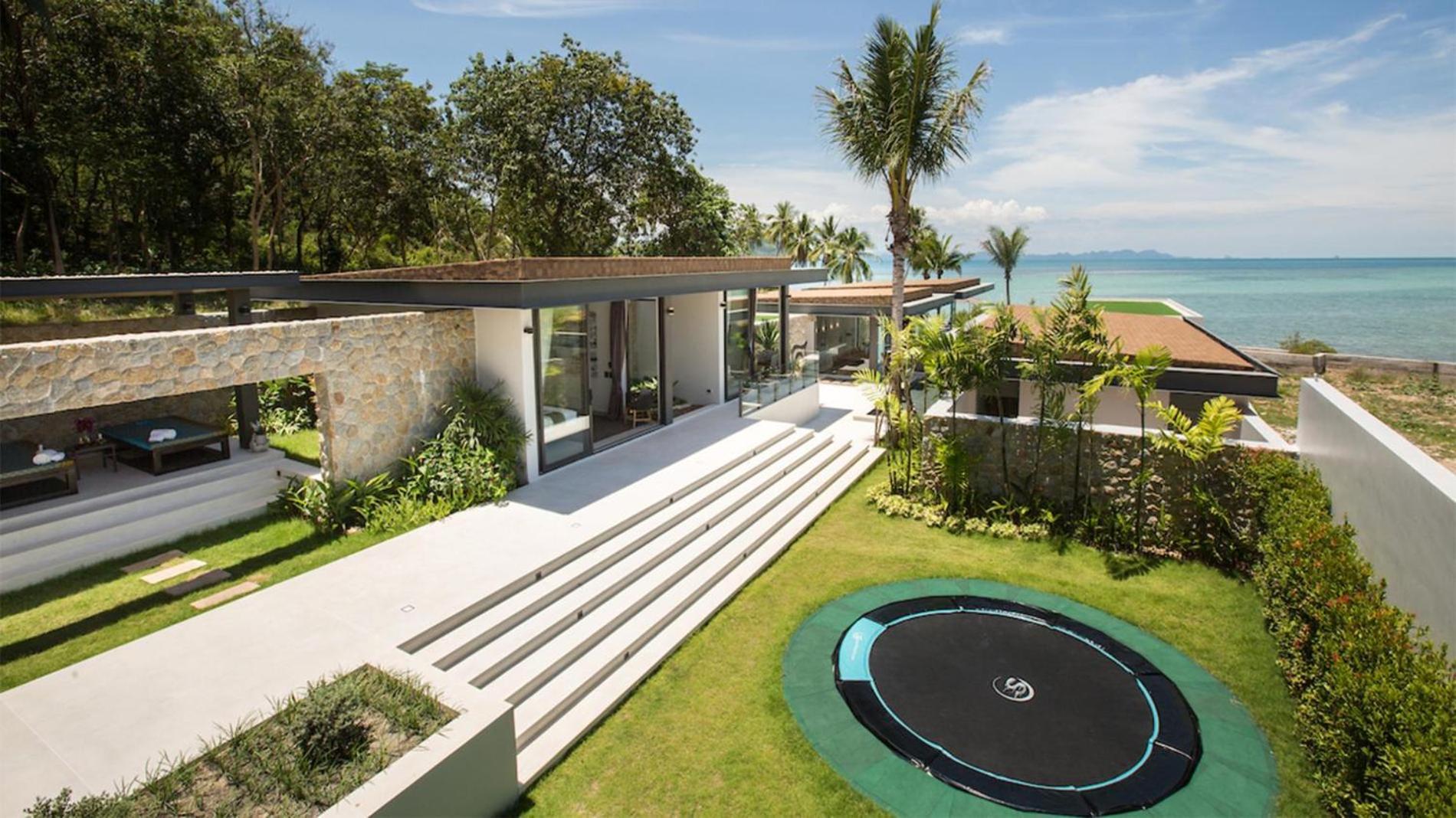 Exclusive Sea Renity A Beachfront Villa Retreat Sleeps 12 Adults And 6 Kids Laem Sor Exterior foto