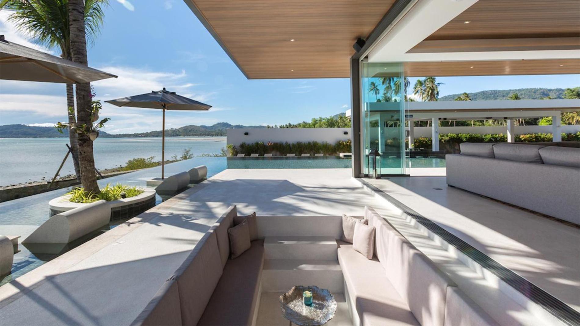 Exclusive Sea Renity A Beachfront Villa Retreat Sleeps 12 Adults And 6 Kids Laem Sor Exterior foto